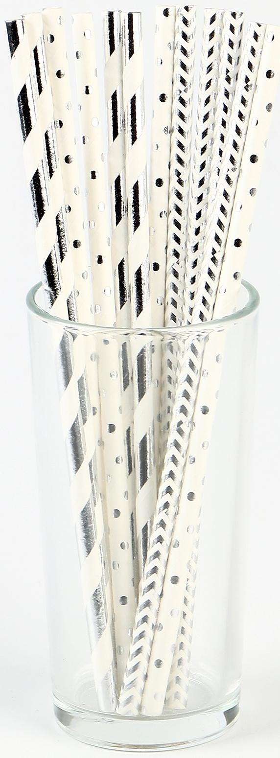 Трубочки бумажные 12 шт «Галактика»