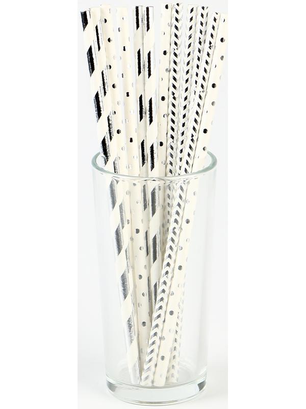 Трубочки бумажные 12 шт «Галактика»