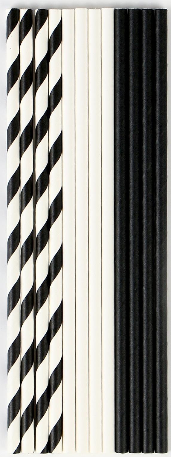 Трубочки бумажные 12 шт «Дерзость»