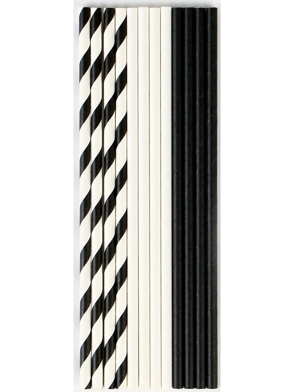 Трубочки бумажные 12 шт «Дерзость»