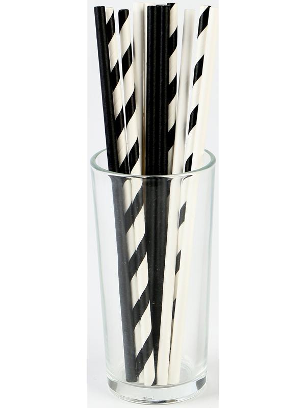 Трубочки бумажные 12 шт «Дерзость»