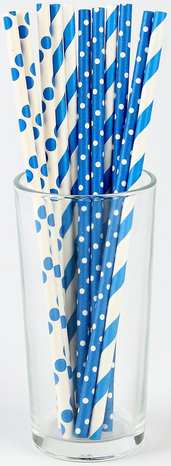 Трубочки бумажные 12 шт «Небо»