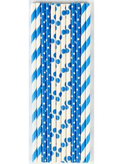 Трубочки бумажные 12 шт «Небо»