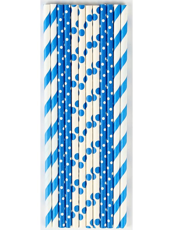 Трубочки бумажные 12 шт «Небо»