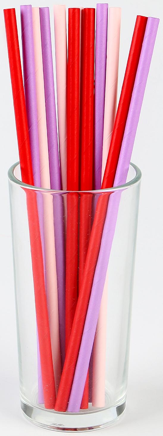 Трубочки бумажные 12 шт «Радость»