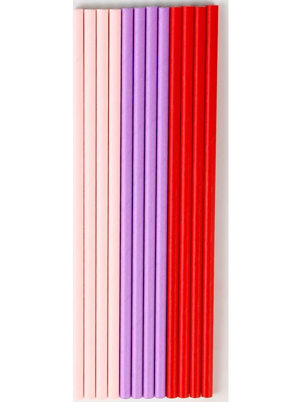 Трубочки бумажные 12 шт «Радость»