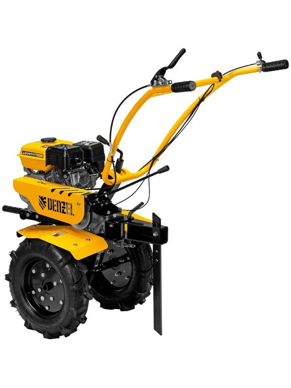 Мотоблок Denzel DPT-170S, 7 л.с, 850х350 мм, фрез 3х3, шкив отбора мощности, передачи 2В/1Н