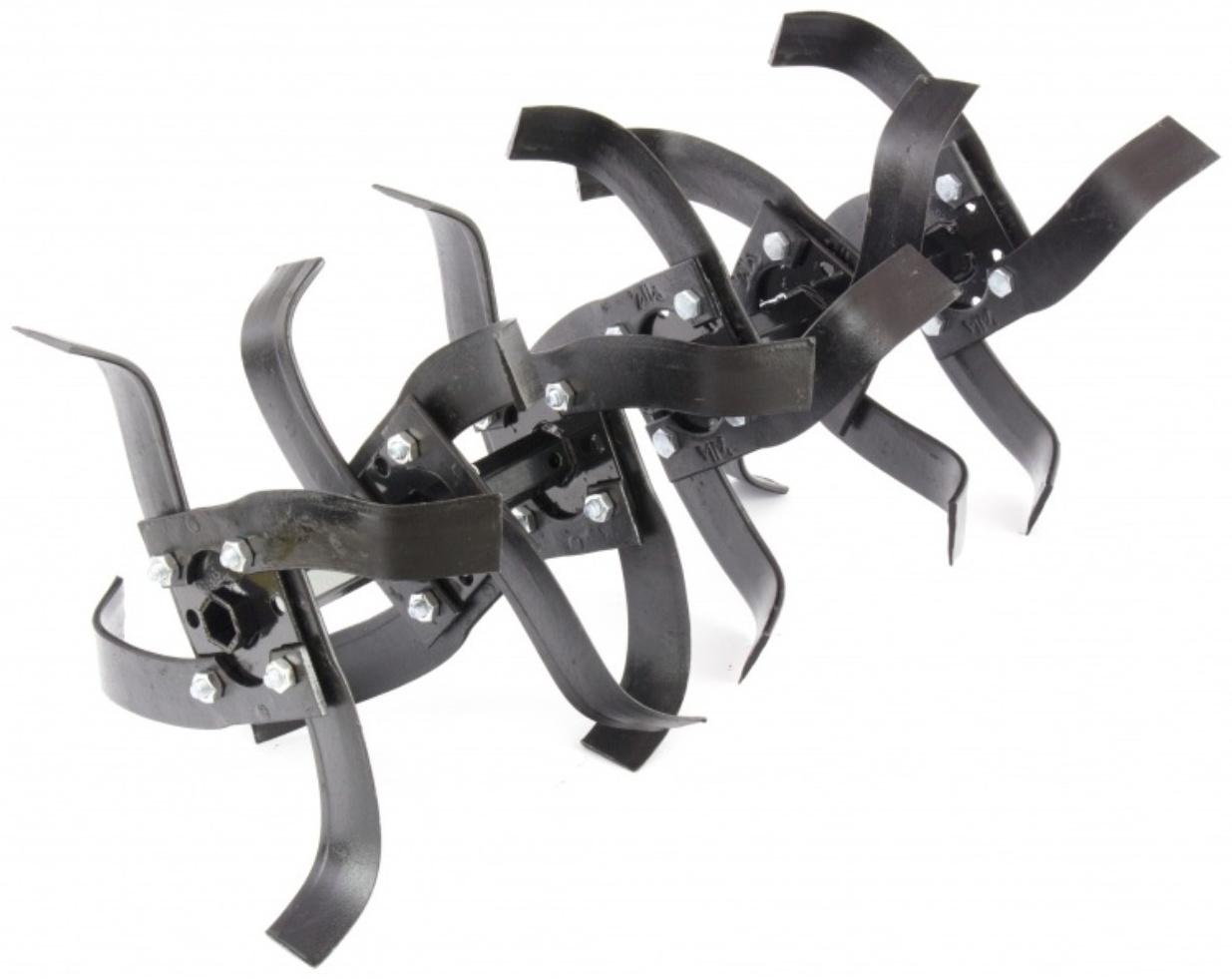 Мотоблок Denzel DPT-270S, 7 л.с, 850х350 мм, фрез 3х4, шкив отбора мощности, передачи 2В/1Н