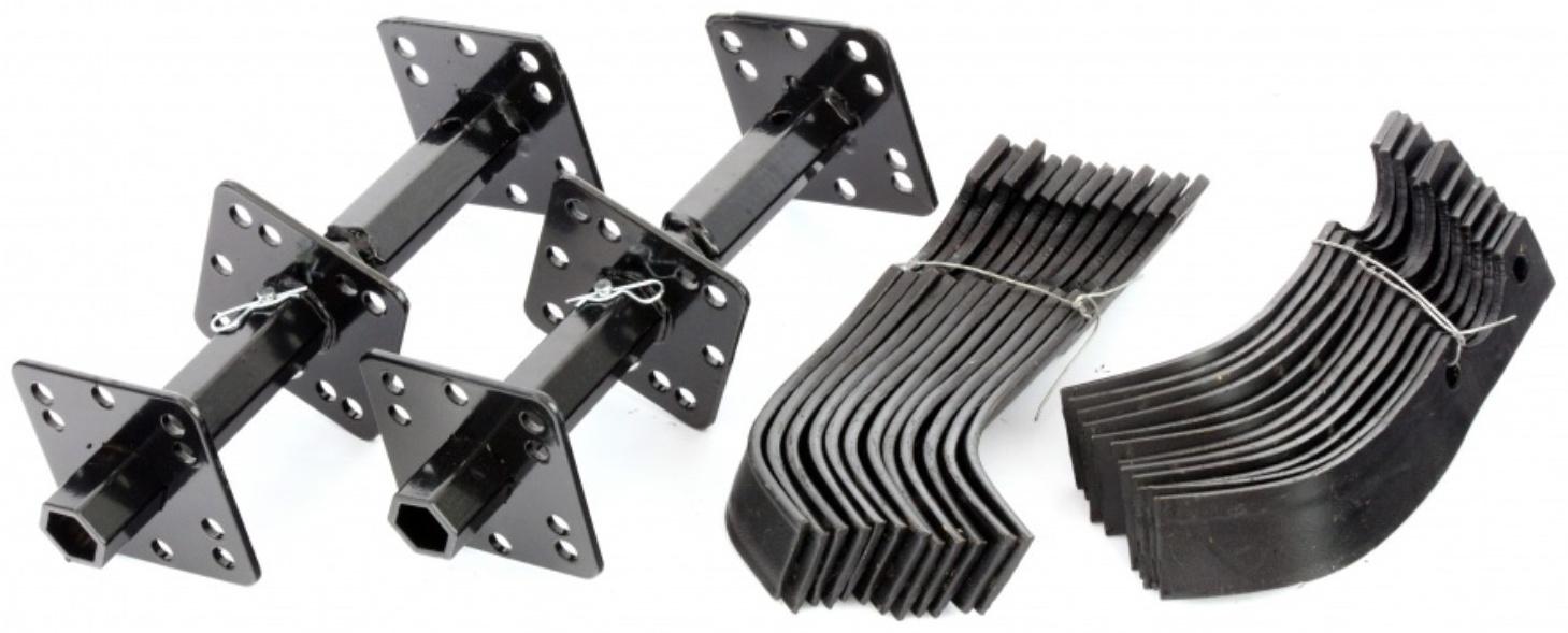 Мотоблок Denzel DPT-270S, 7 л.с, 850х350 мм, фрез 3х4, шкив отбора мощности, передачи 2В/1Н