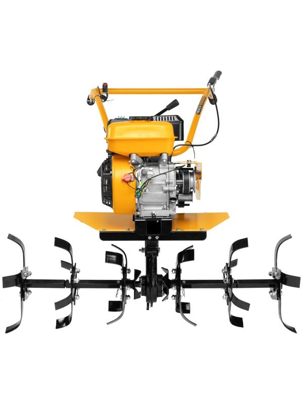 Мотоблок Denzel DPT-270S, 7 л.с, 850х350 мм, фрез 3х4, шкив отбора мощности, передачи 2В/1Н