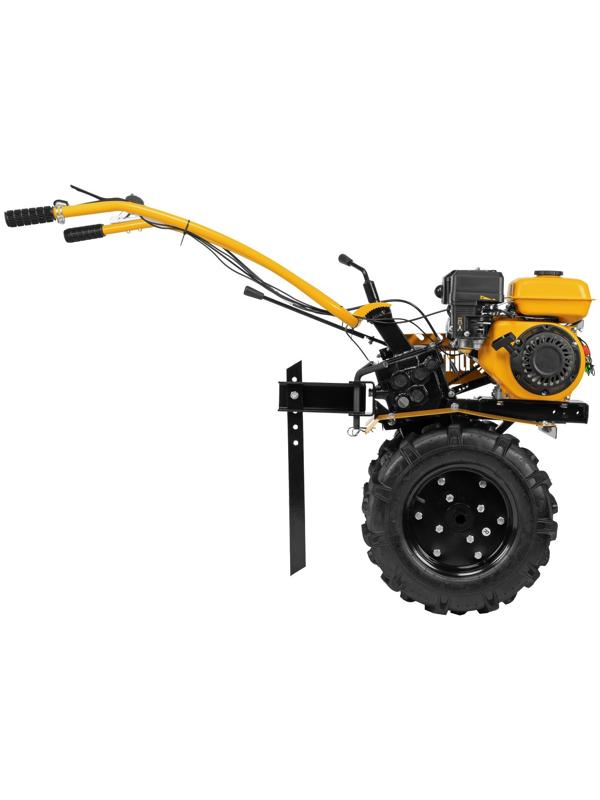 Мотоблок Denzel DPT-270S, 7 л.с, 850х350 мм, фрез 3х4, шкив отбора мощности, передачи 2В/1Н