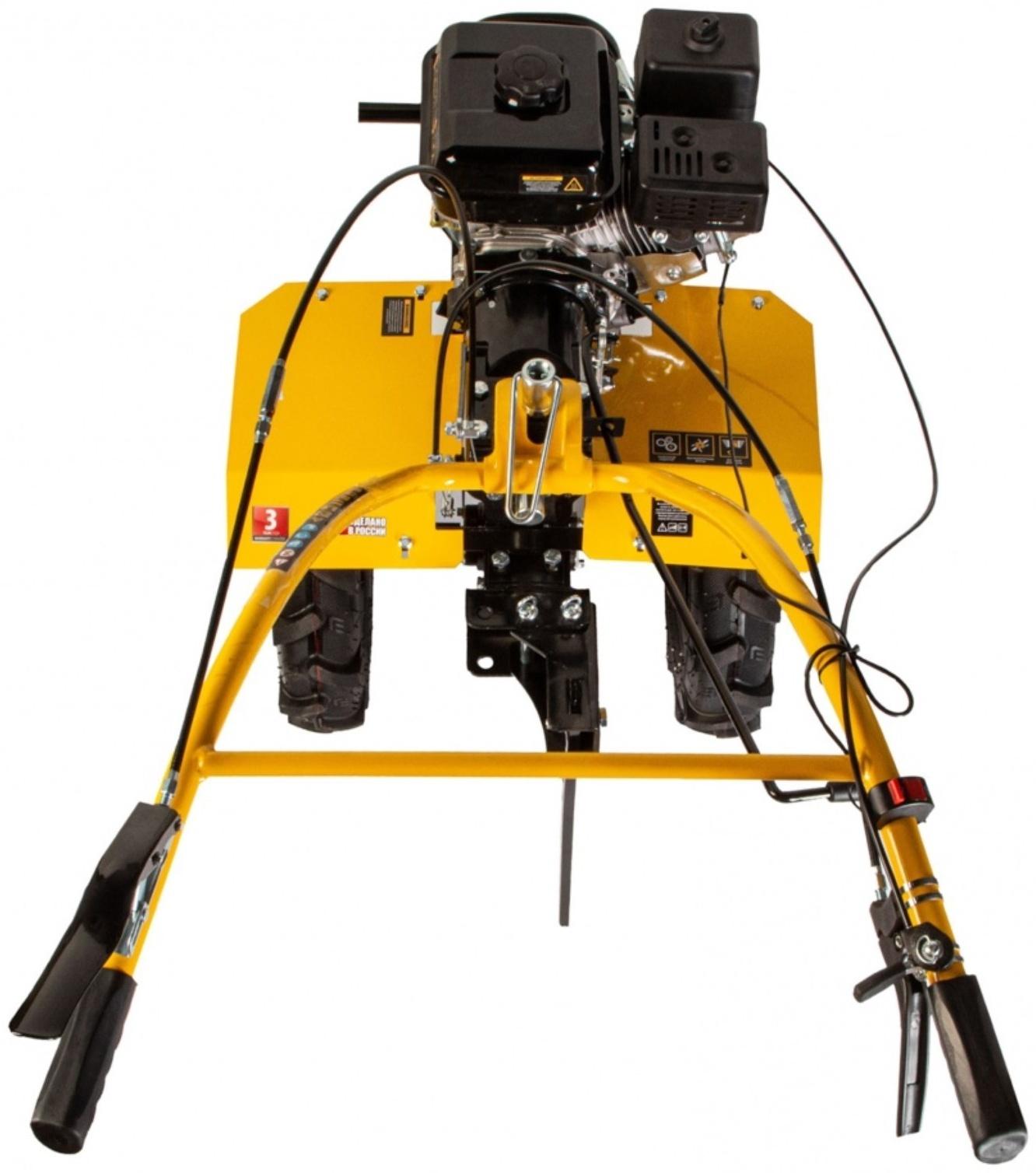 Мотоблок Denzel DPT-270Х, 7 л.с, 900х350 мм, фрез 3х4, вал отбора мощности, передачи 2В/1Н