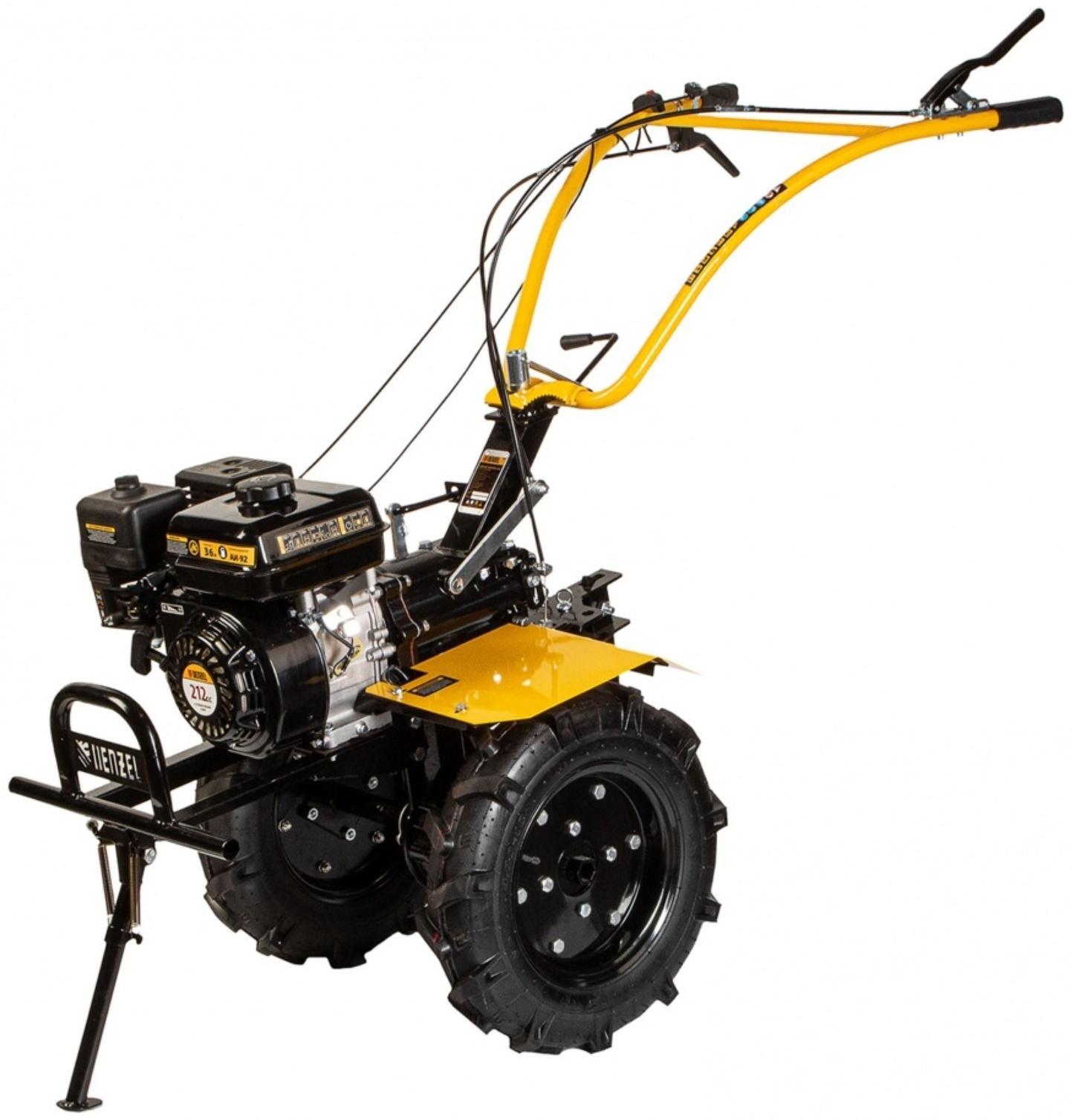 Мотоблок Denzel DPT-270Х, 7 л.с, 900х350 мм, фрез 3х4, вал отбора мощности, передачи 2В/1Н