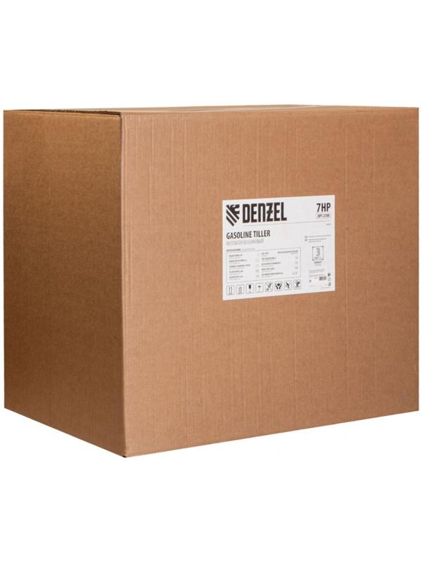 Мотоблок Denzel DPT-270Х, 7 л.с, 900х350 мм, фрез 3х4, вал отбора мощности, передачи 2В/1Н