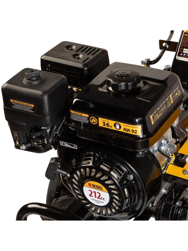 Мотоблок Denzel DPT-270Х, 7 л.с, 900х350 мм, фрез 3х4, вал отбора мощности, передачи 2В/1Н