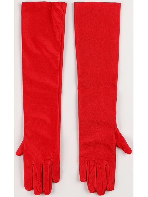 Карнавальный набор вечеринка «Гэтсби», перчатки, повязка, бусы, цвет красный