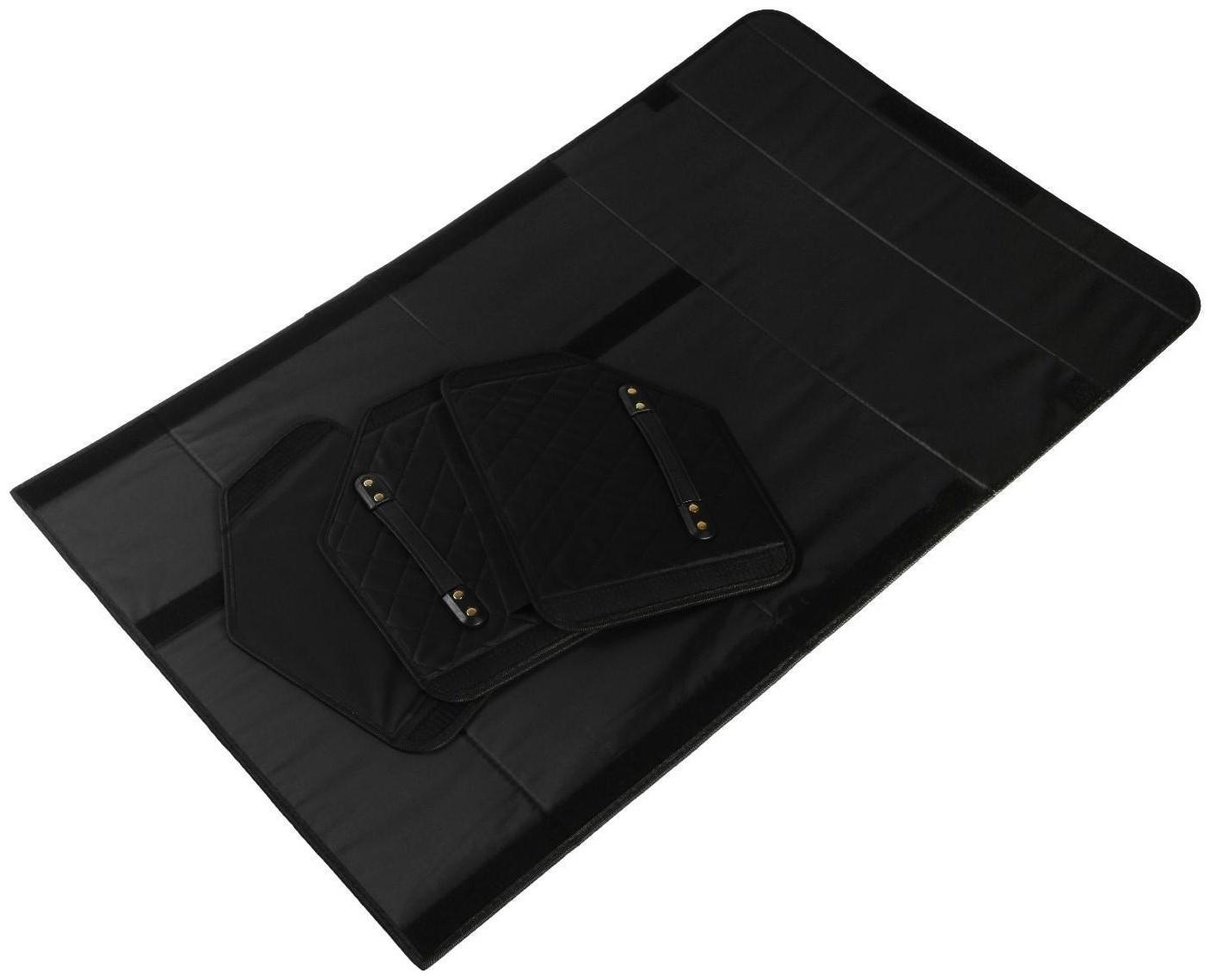 Органайзер саквояж в багажник автомобиля HT-090, 68×30×28 см, экокожа