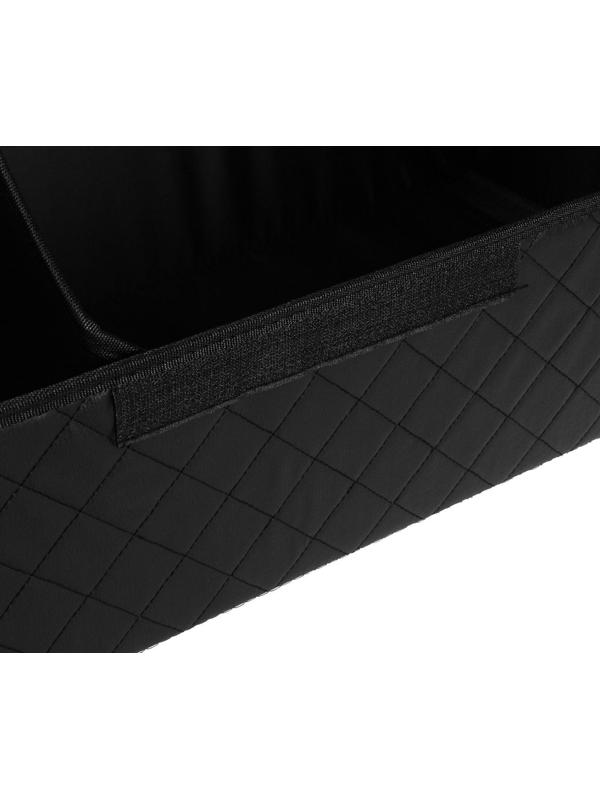 Органайзер саквояж в багажник автомобиля HT-090, 68×30×28 см, экокожа