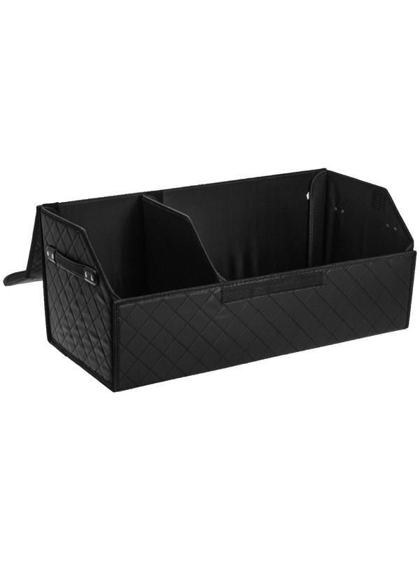 Органайзер саквояж в багажник автомобиля HT-090, 68×30×28 см, экокожа