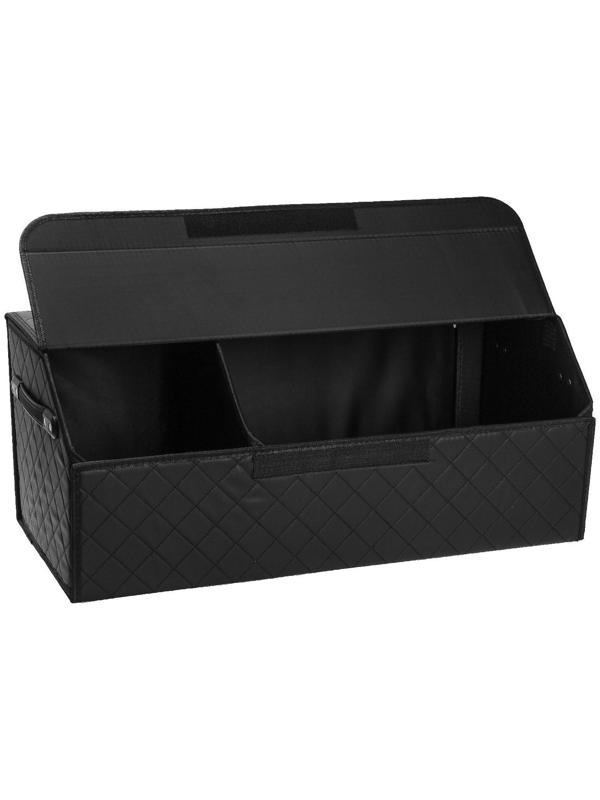 Органайзер саквояж в багажник автомобиля HT-090, 68×30×28 см, экокожа