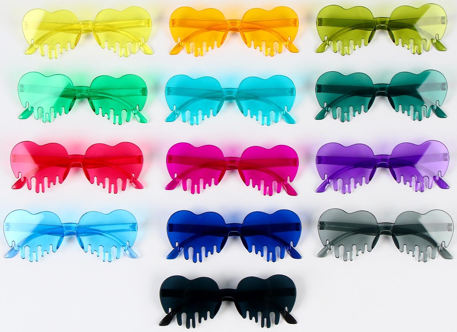 Карнавальные очки «Сердце», цвета МИКС