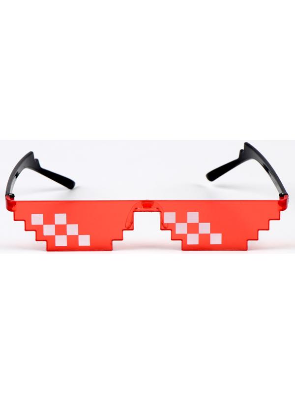 Карнавальные очки «Пиксели», цвета МИКС