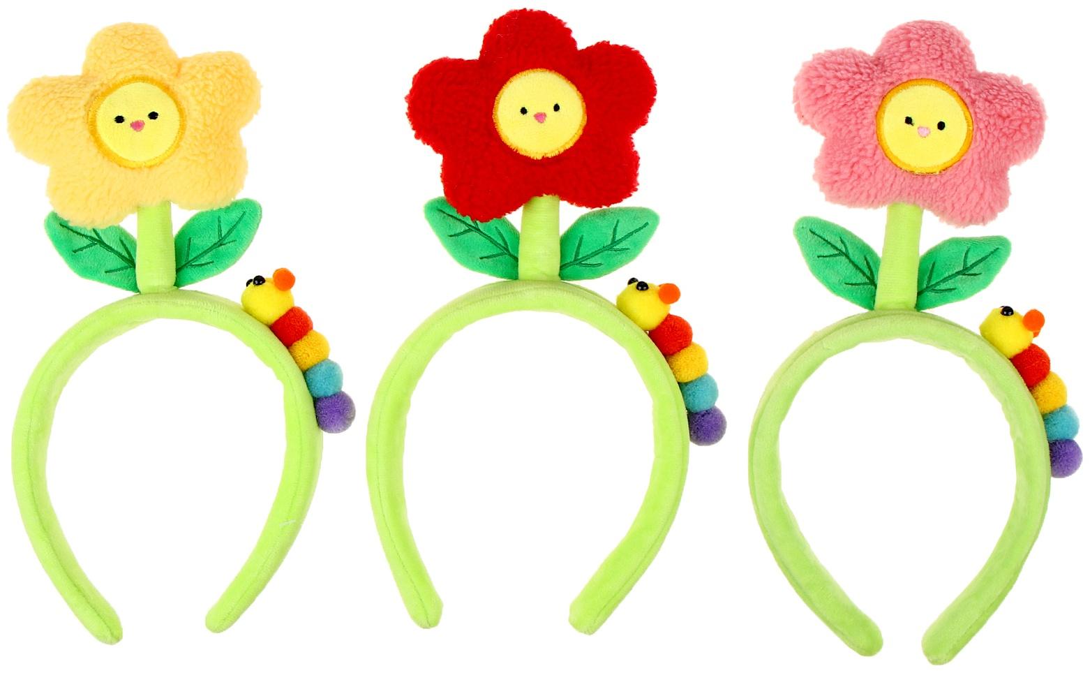 Карнавальный ободок «Цветочек», цвета МИКС