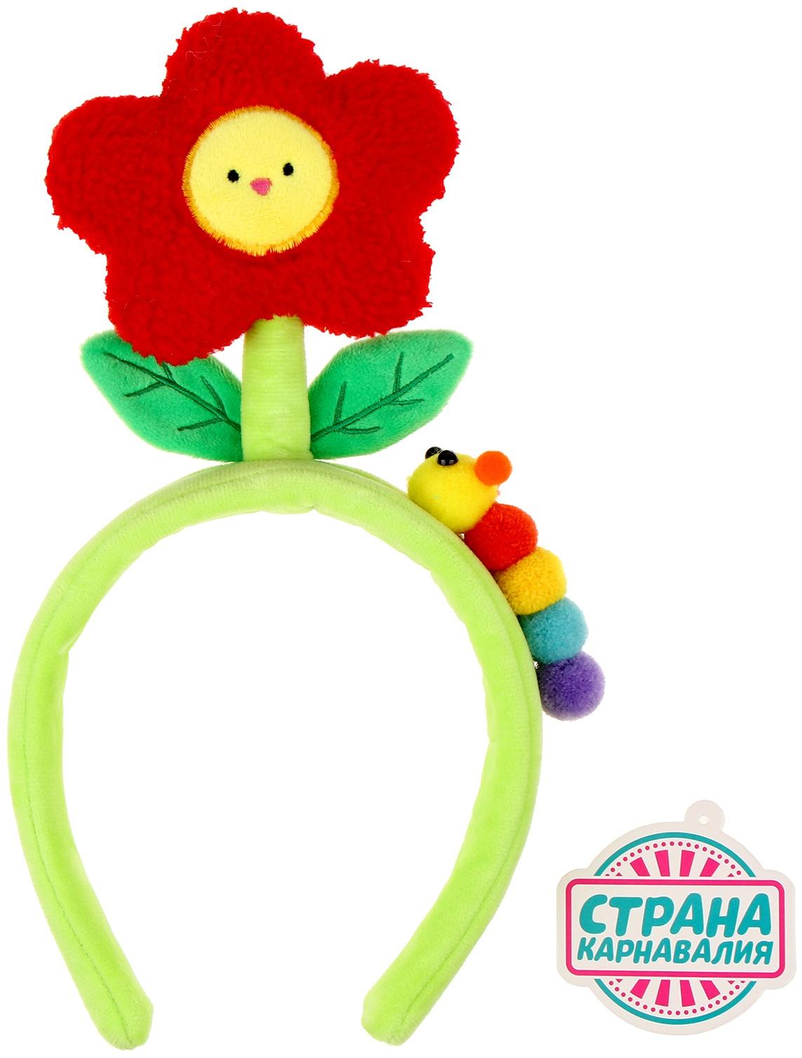 Карнавальный ободок «Цветочек», цвета МИКС