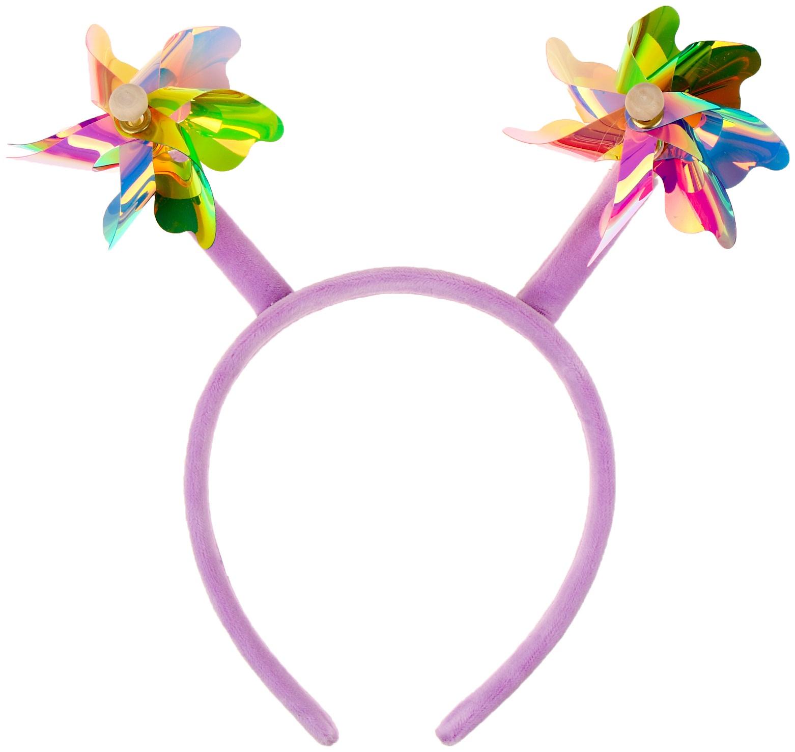 Карнавальный ободок «Вертушка», цвета МИКС