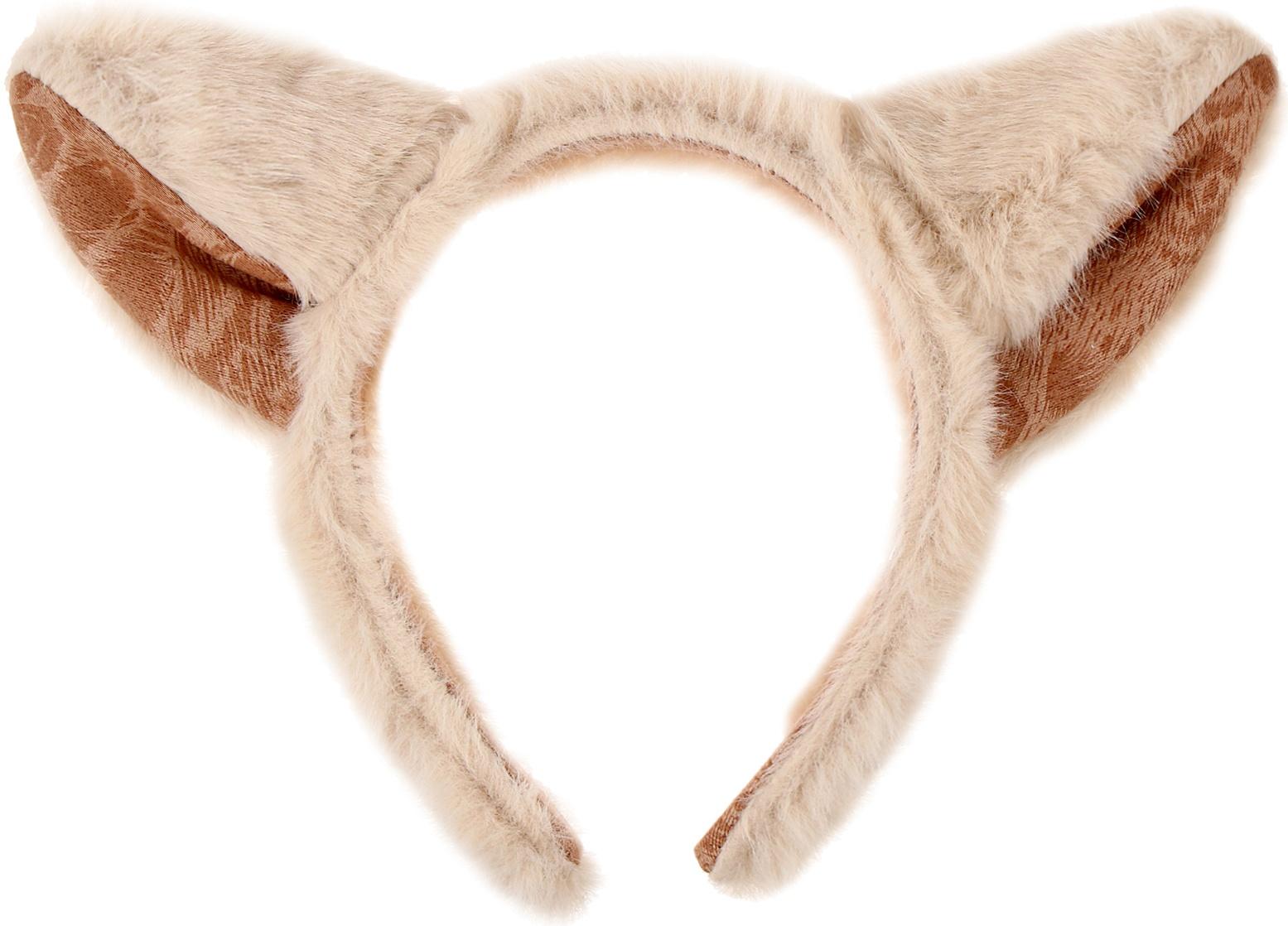 Карнавальный ободок «Кошечка», цвет бежевый