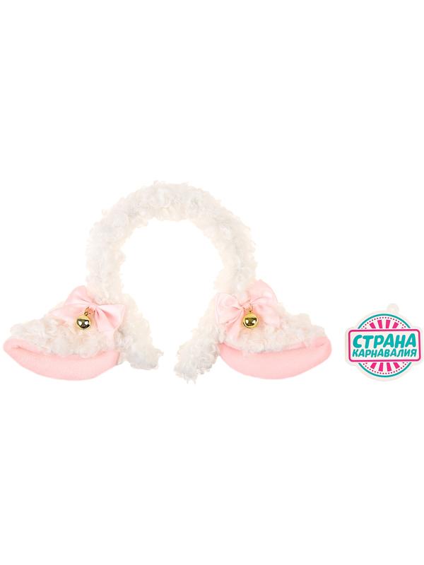 Карнавальный ободок «Ушки аниме», цвет белый