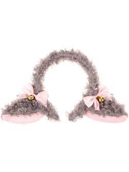 Карнавальный ободок «Ушки аниме», цвет серый
