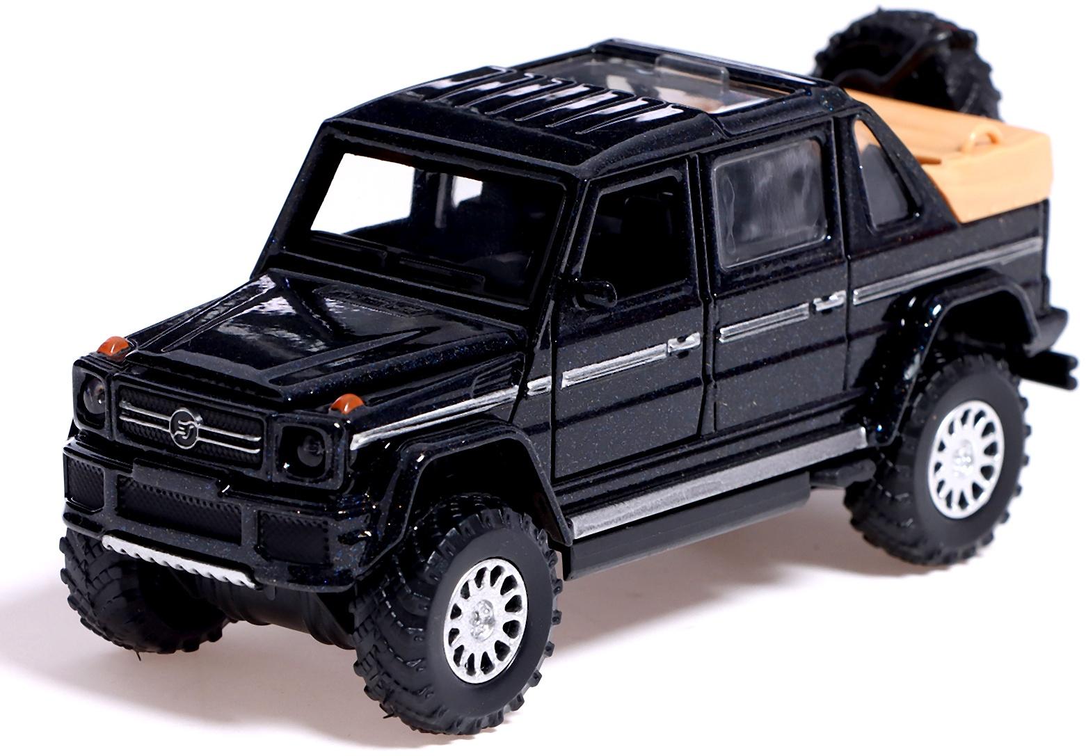 Машина металлическая «Внедорожник», инерция, свет, звук, открываются двери и капот, цвет МИКС