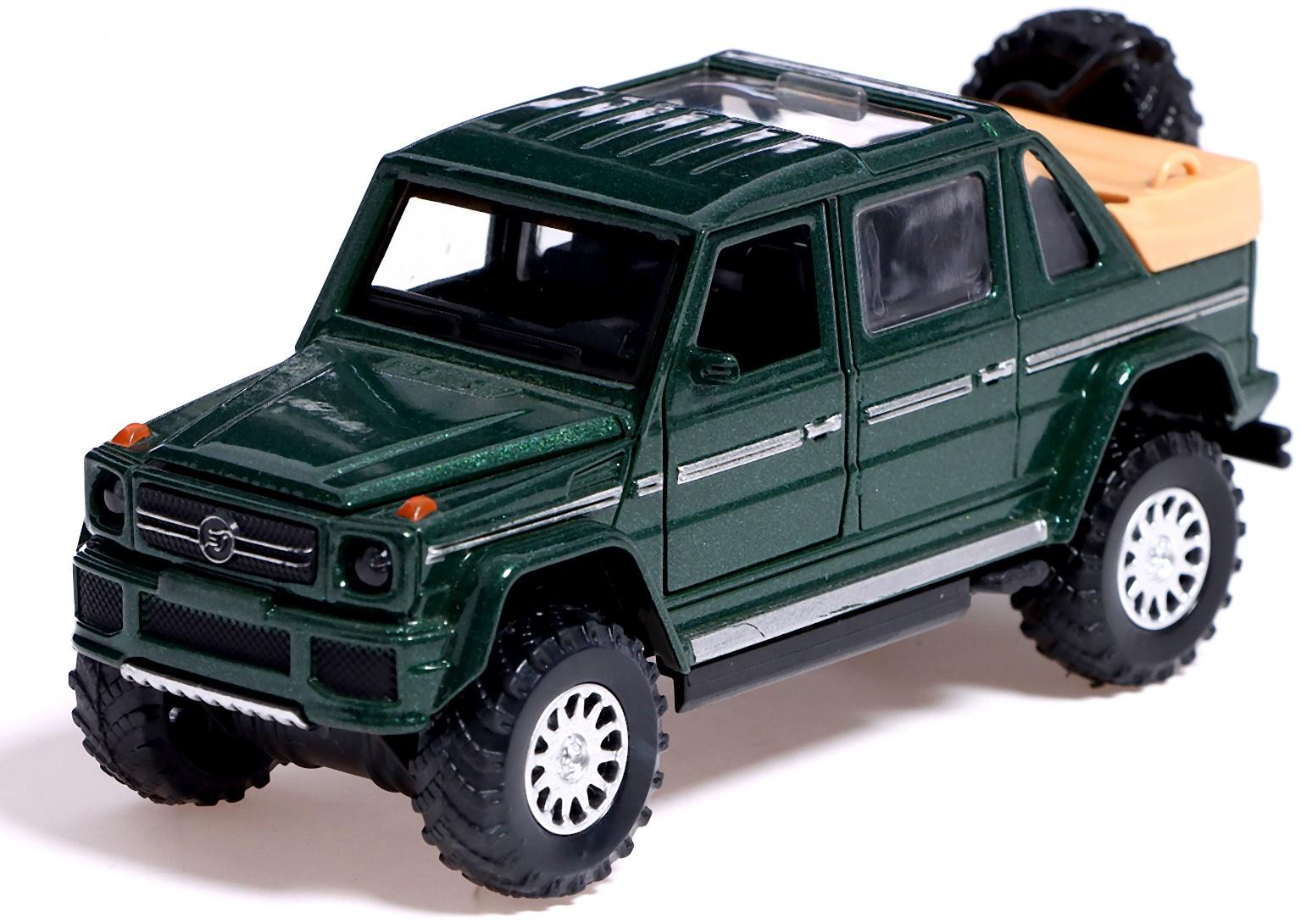 Машина металлическая «Внедорожник», инерция, свет, звук, открываются двери и капот, цвет МИКС