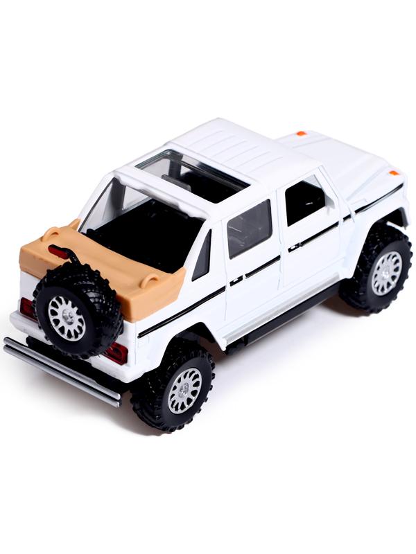 Машина металлическая «Внедорожник», инерция, свет, звук, открываются двери и капот, цвет МИКС