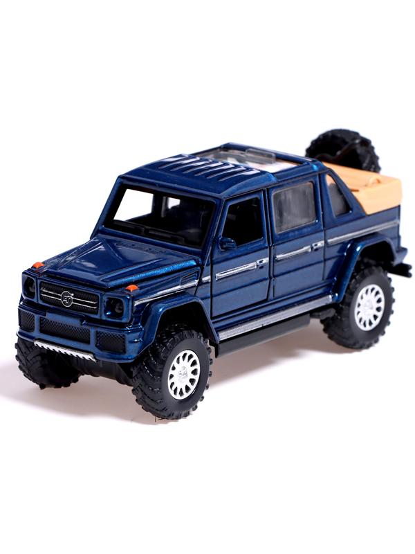 Машина металлическая «Внедорожник», инерция, свет, звук, открываются двери и капот, цвет МИКС