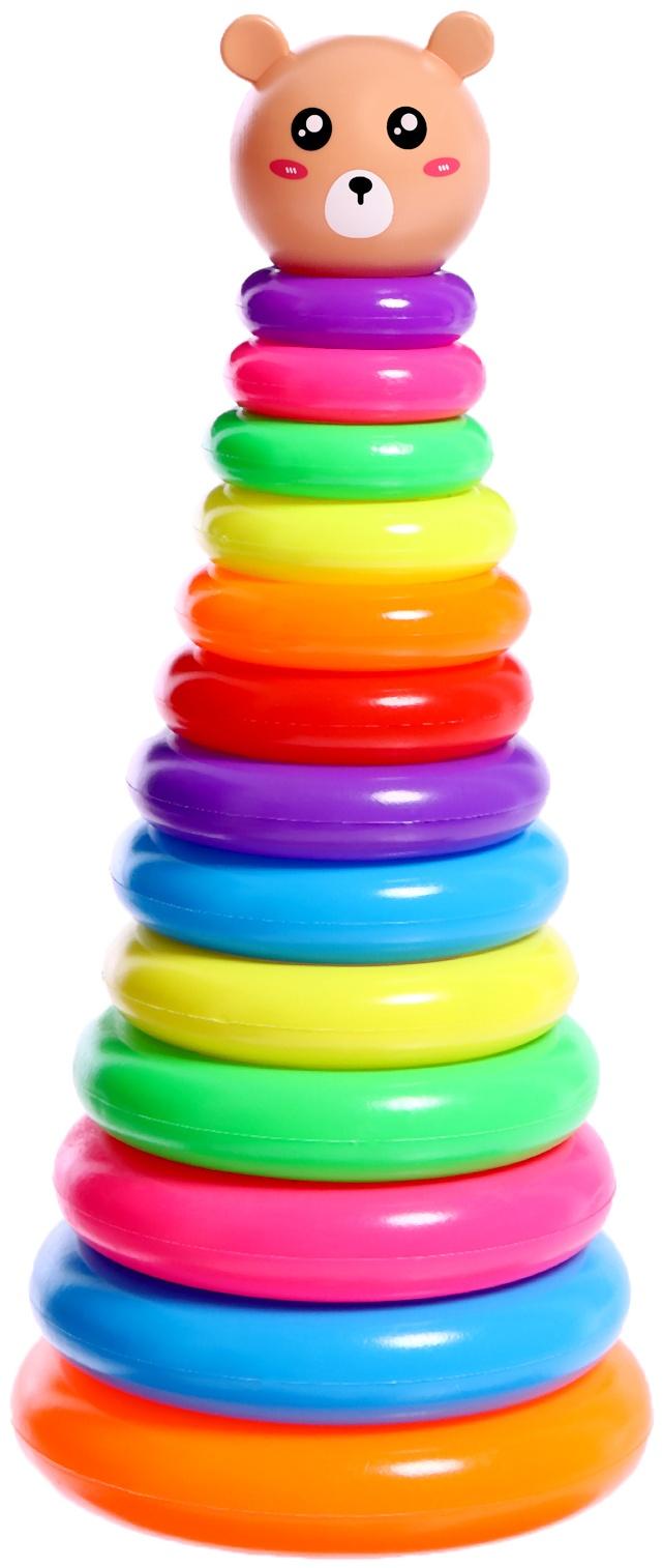 Пирамидка «Мишутка», 13 колец