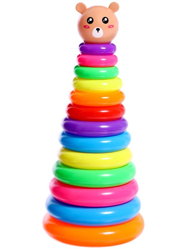 Пирамидка «Мишутка», 13 колец