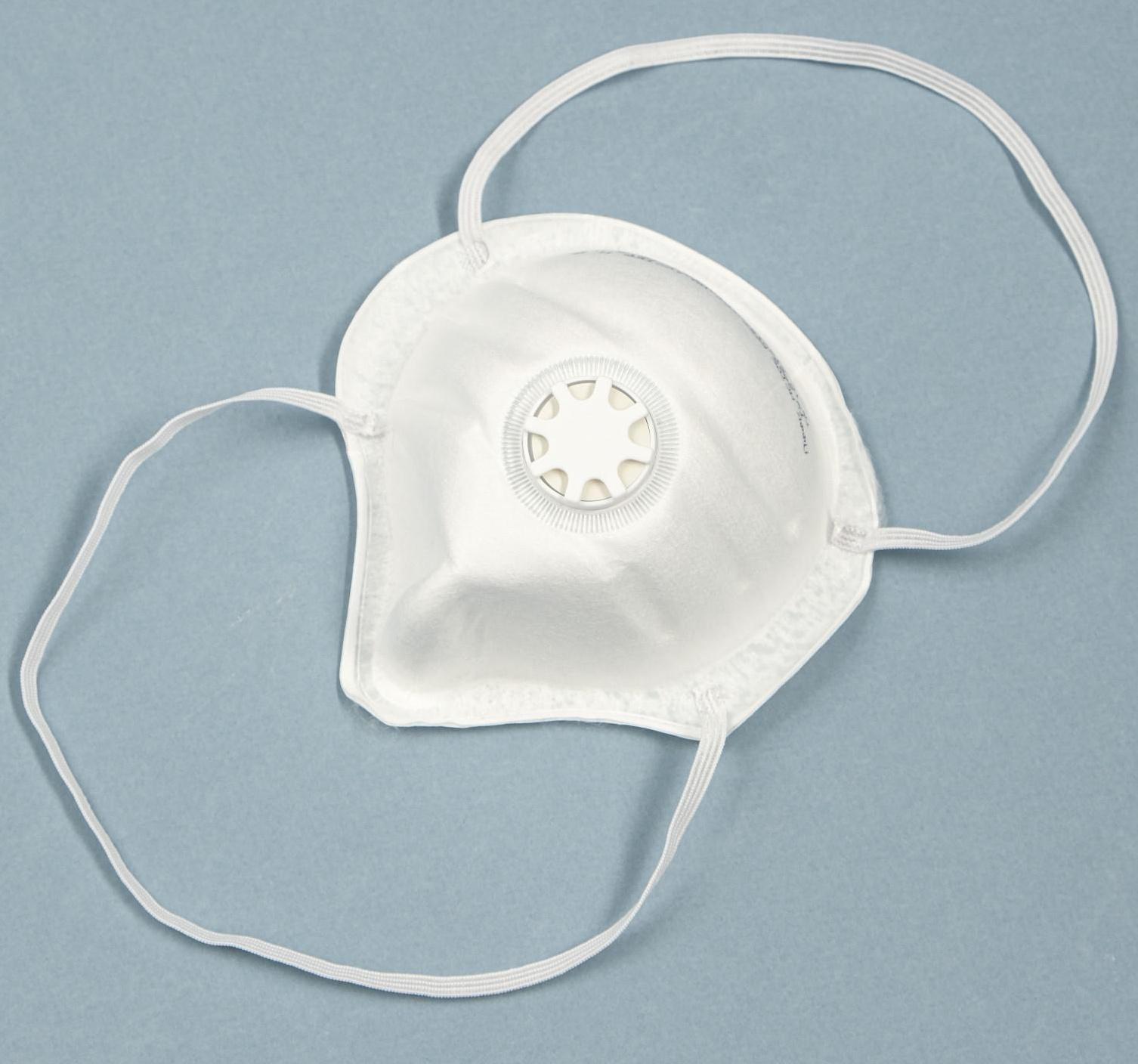 Полумаска фильтр. формованная с клапаном  FFP2  в индивидуальной упаковке