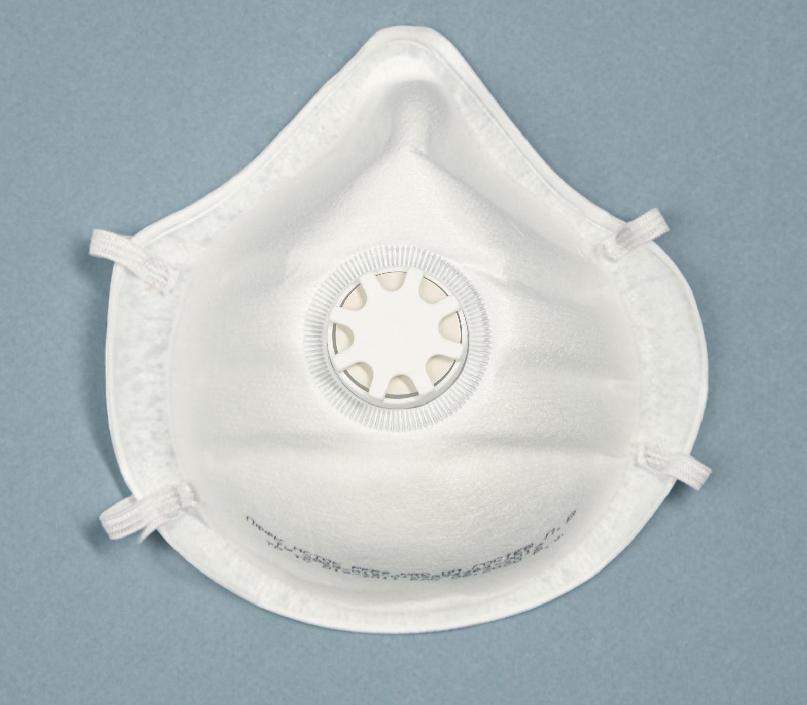 Полумаска фильтр. формованная с клапаном  FFP2  в индивидуальной упаковке