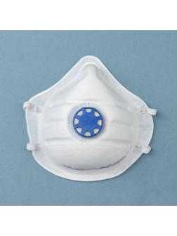 Полумаска фильтр. формованная с клапаном  FFP2  в индивидуальной упаковке