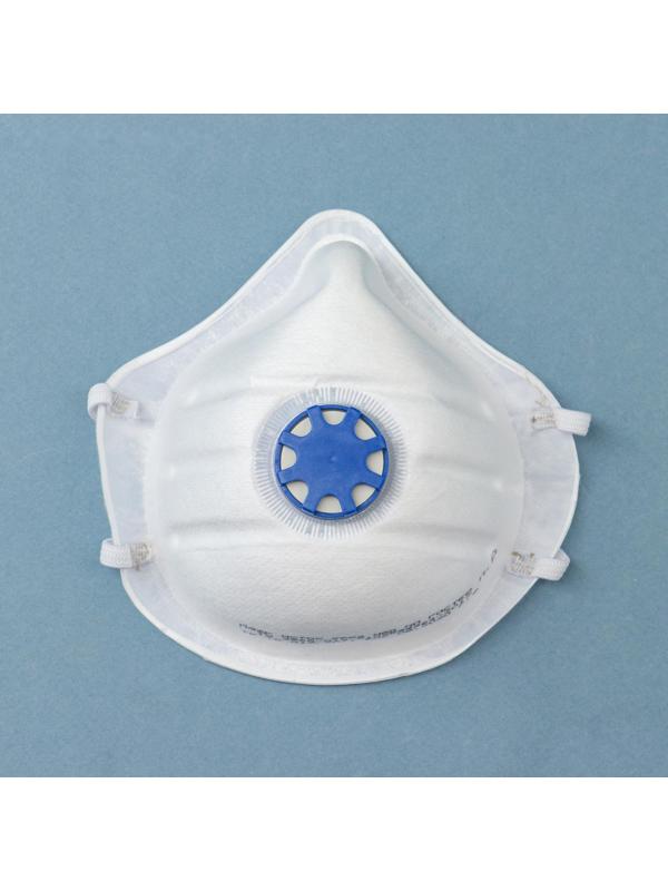 Полумаска фильтр. формованная с клапаном  FFP2  в индивидуальной упаковке