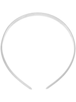 Ободок белый 1х35,5 см, в наборе 12 штук