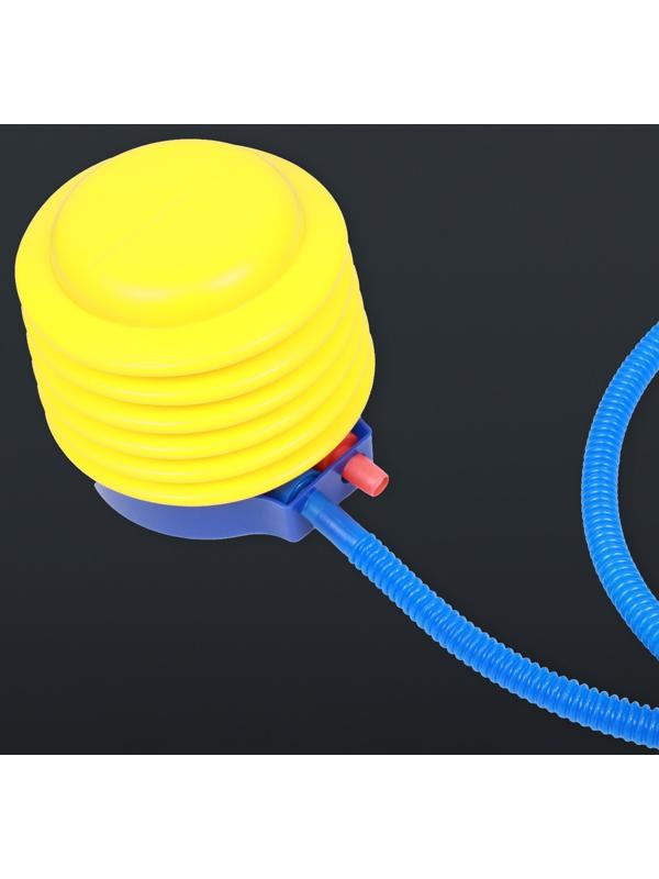 Набор: манекен надувной 80 х 56 х 29 см (белый), с насосом ножной (микс)