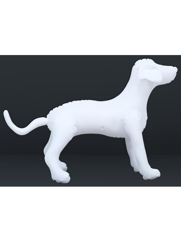 Набор: манекен надувной 80 х 56 х 29 см (белый), с насосом ножной (микс)