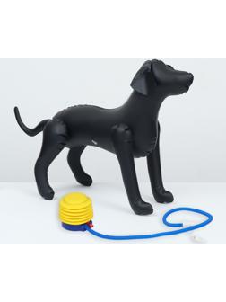 Набор: манекен надувной 80 х 56 х 29 см (чёрный), с насосом ножной (микс)