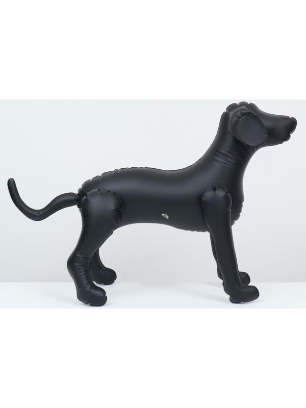 Набор: манекен надувной 80 х 56 х 29 см (чёрный), с насосом ножной (микс)