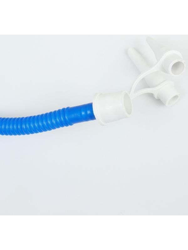 Набор: манекен надувной 80 х 56 х 29 см (чёрный), с насосом ножной (микс)