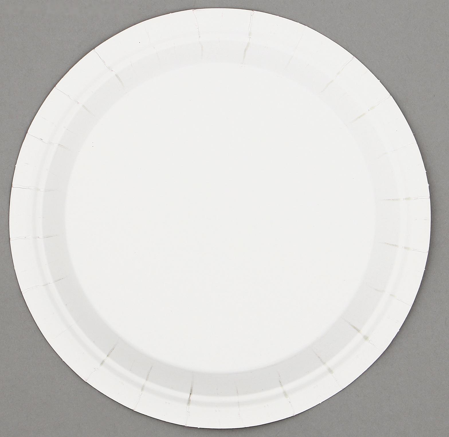 Тарелки бумажные «Блёстки», 6 шт, цвет бордовый