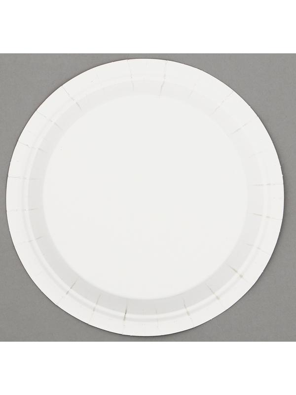 Тарелки бумажные «Блёстки», 6 шт, цвет бордовый